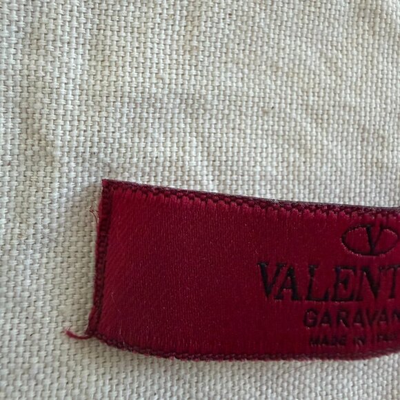 Authentic Valentino Garavani Natural Cotton Canvas Logo Dust Bag | New - Picture 4 of 5